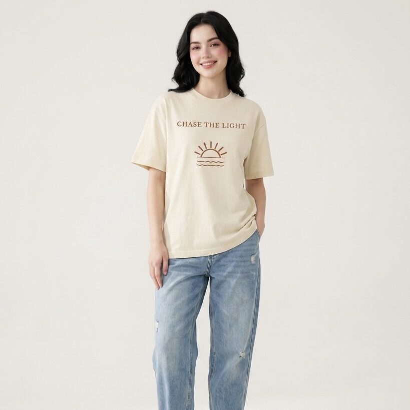 chase the sun oversized t shirt