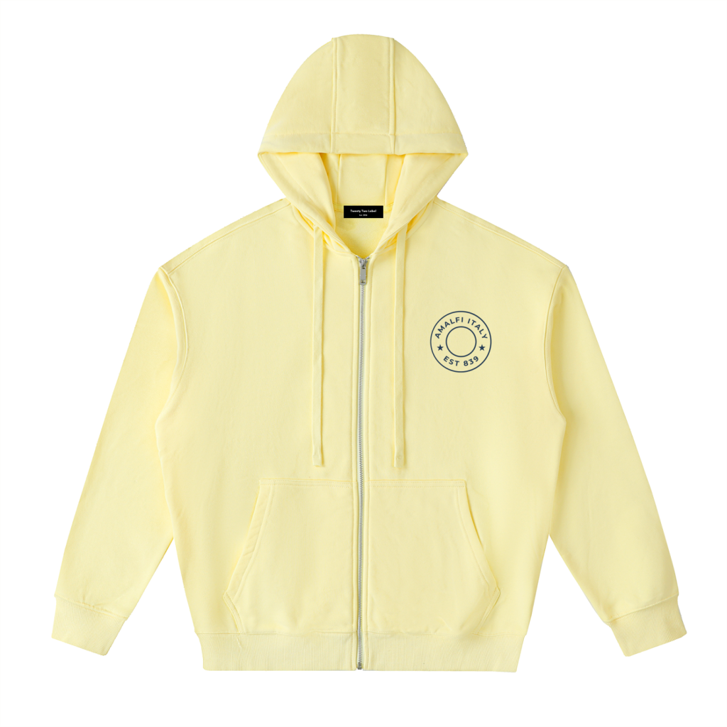 custom butter yellow heavyweight amalfi coast hoodie custom butter yellow heavyweight amalfi coast hoodie